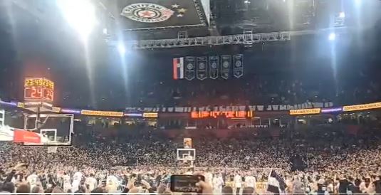 „IDEMO TAMO GDJE TREBA DA ZAVRŠIMO“ Grobari priredili nevjerovatnu koreografiji pred utakmicu sa Realom (FOTO)