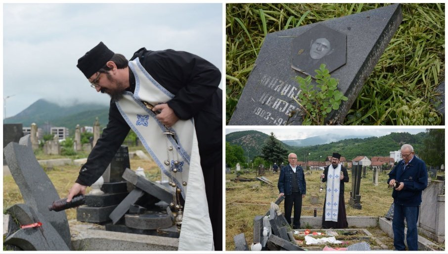 NIŠTA IM NIJE SVETO: Uništeni skoro svi spomenici na groblju u južnoj Kosovskoj Mitrovici