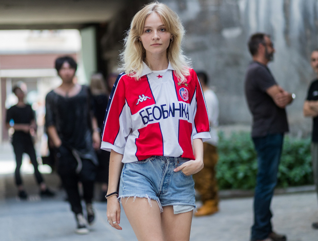 Čuveni Zvezdin "Beobanka" dres završio na modnoj reviji u Parizu