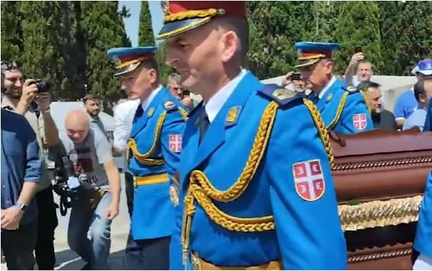 Uz himnu "Bože pravde" sahranjen čika Đorđe Mihailović, rodom iz Grblja