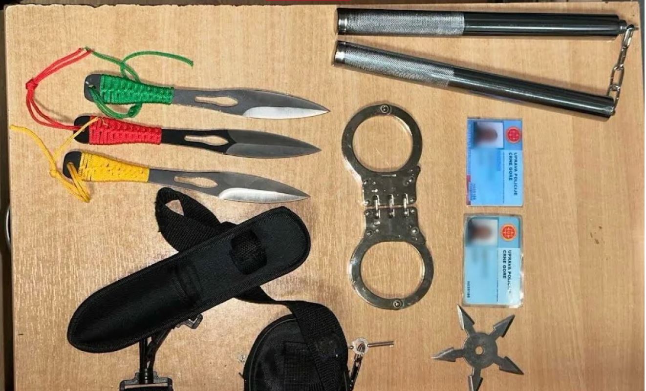KAO NA FILMU! Barani nosili šuriken zvjezdice, legitimacije DB-a, nun čake... utvrđeno i prisustvo opijata!