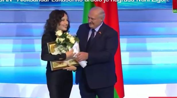 LUKAŠENKO ODUŠEVLJEN SRPSKOM GLUMICOM! Ivani Žigon dodijelio specijalnu nagradu!