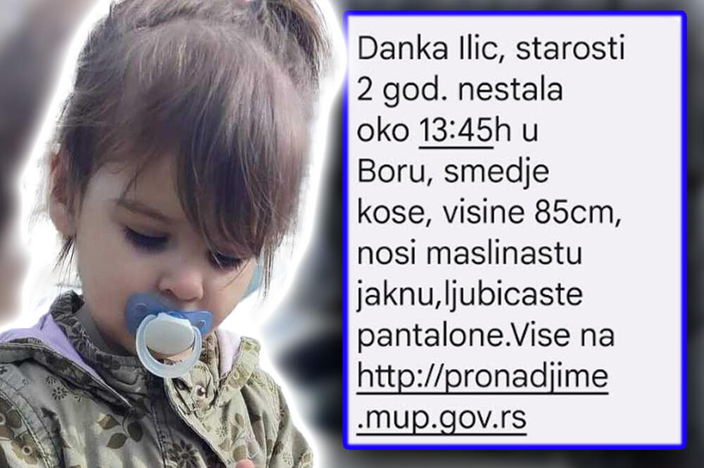 PRONAĐEN SNIMAK NA KOM SE MOŽDA NALAZI NESTALA DANKA: Policija upravo proverava video zapis sa kamera kuće