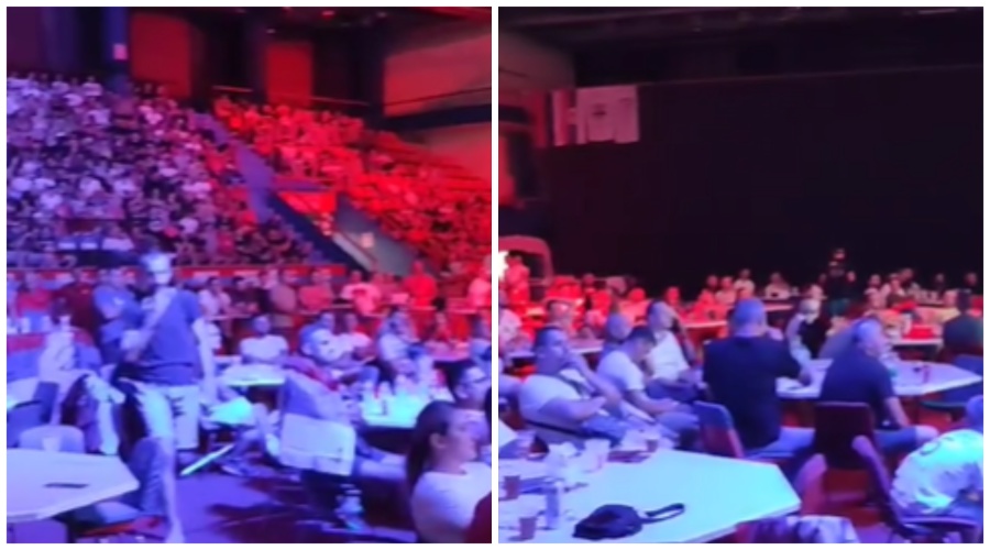 PRESTONICA SRPSKE UZ ORLOVE: Pogledajte djelić atmosfere iz dvorane Borik (VIDEO)