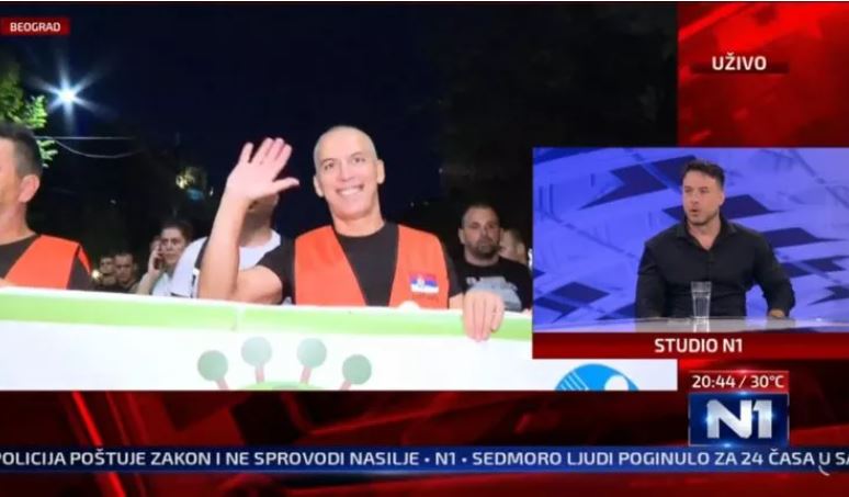 U toku pokušaj drugosrbijanskog Majdana: Demonstranti krenuli ka Gazeli – predvodi ih Topalko