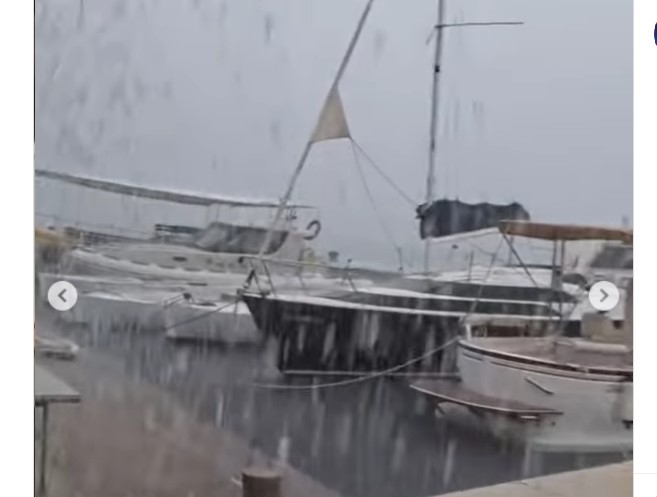Nevrijeme pogodilo Crnu Goru: Na primorju potop! (VIDEO)