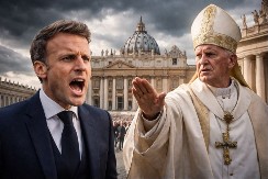PAPA LAV XIV LUPIO ŠAMARČINU MAKRONU Nezapamćen skandal u Vatikanu: Odmah je istina isplivala na vidjelo