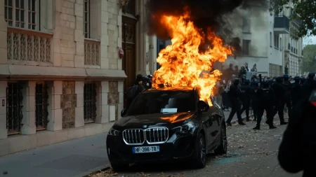 Žestoki sukobi demonstranata i policije u Parizu: Više od 6.800 privedenih, učenik izgubio oko tokom protesta