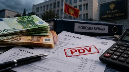 Krivična prijava protiv direktora podgoričke firme: Sumnja se da je utajio više od 20.000 eura poreza