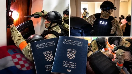 Osumnjičeni za pripremu nereda 25. oktobra imaju ustaške pasoše: Vein i Armuš uhapšeni u dvije policijske akcije