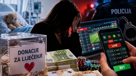 Od 2.300 donatora uzela preko 117.000 eura za navodno liječenje, pa novac trošila na onlajn klađenje!