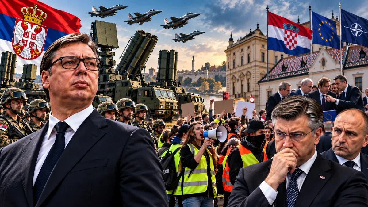 Kome smeta jaka Srbija? Zagreb zabrinut zbog srpske odbrambene moći - zašto Hrvatska svim silama navija za „studentsku“ listu?