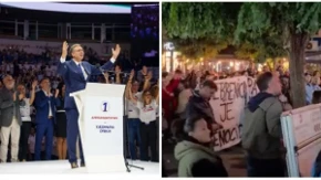 Vučić u Areni poručio da će čuvati KiM i Srpsku, u Novom Pazaru transparent o „genocidu“: Dvije potpuno različite slike Srbije