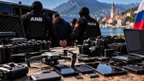 Dronovi, telefoni i sofisticirana oprema pronađeni kod šefa ruske mreže „Ribar“: Privedeni supruga i još troje saradnika
