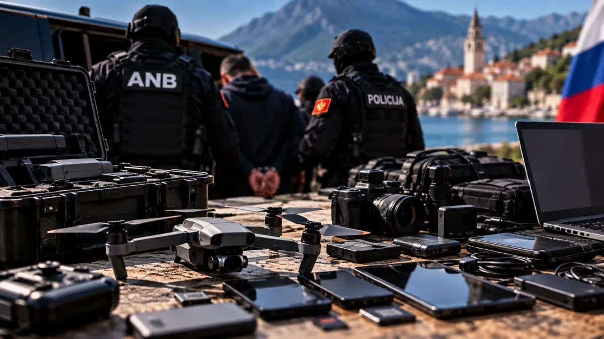Dronovi, telefoni i sofisticirana oprema pronađeni kod šefa ruske mreže „Ribar“: Privedeni supruga i još troje saradnika