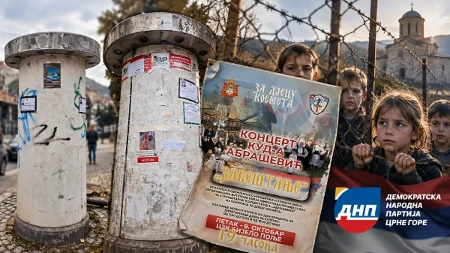 DNP Bijelo Polje traži odgovore: Ko je naredio uklanjanje plakata za humanitarni koncert za djecu sa Kosova i Metohije?