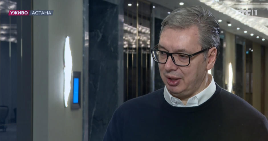 VUČIĆ IZ KAZAHSTANA O NAVODIMA VUJOVIĆA: Ne pada mi na pamet priznanje tzv. Kosova