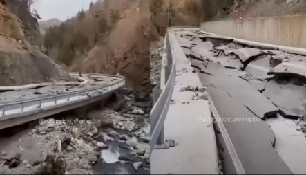 KATASTROFA U MOJKOVCU! Bujična rijeka uništila više od kilometar novog puta ka skijalištu Žarski: Šteta MILIONSKA! (VIDEO)