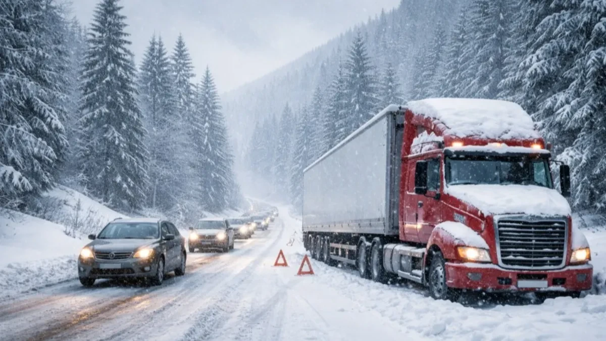 HITNO UPOZORENJE: Snijeg zatvorio pravac Peć–Kula–Rožaje za kamione