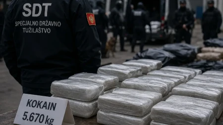 KOKAIN U TONAMA: Podignuta optužnica protiv 12 osoba u Podgorici