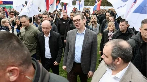 Knežević: Hvala Srbima sa Cetinja koji su me zamolili da Vučiću uručim sliku Cetinjskog manastira