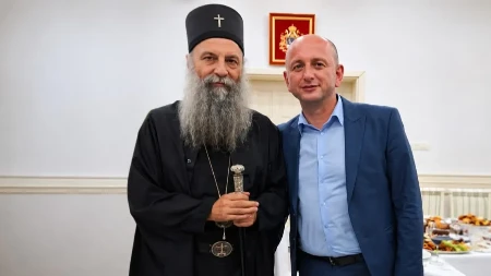Knežević nakon susreta sa patrijarhom Porfirijem: Neka živi kanonski nedjeljiva SPC i bratski savez Crne Gore, Srbije i Republike Srpske