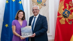 Mandić sa ambasadorkom Italije: Evropsko članstvo ostaje apsolutni prioritet Crne Gore