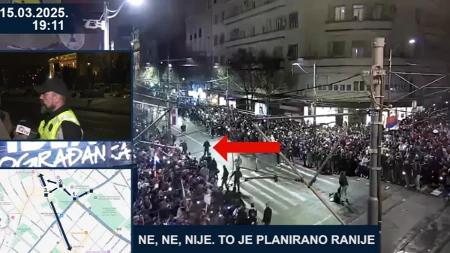 VJT: Na protestu 15. marta nije korišćen „zvučni top“, slijedi istraga zbog širenja dezinformacija