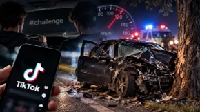 Ugasili farove zbog TikTok izazova, pa se zakucali u drvo: Poginula dvojica mladića