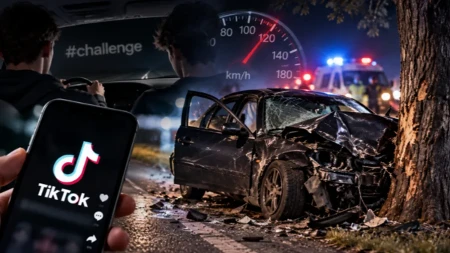 Ugasili farove zbog TikTok izazova, pa se zakucali u drvo: Poginula dvojica mladića