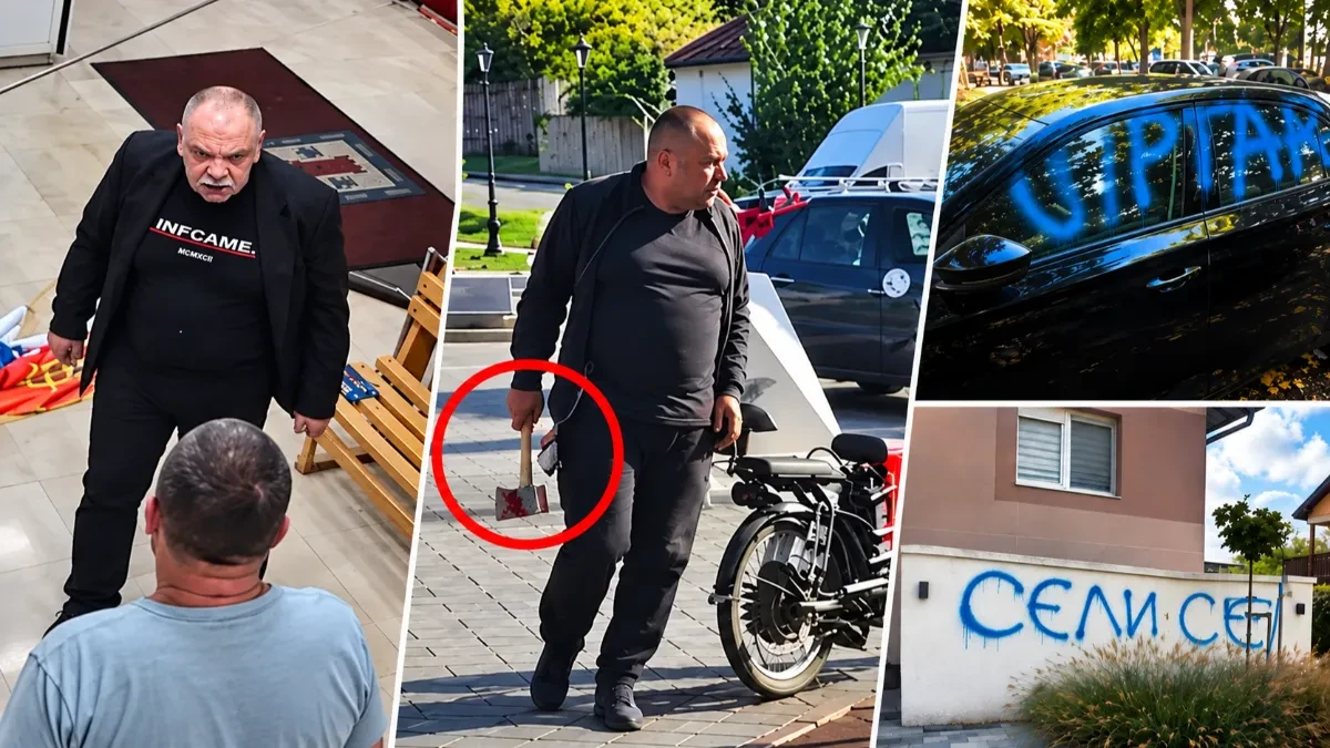 Pomahnitali pohod blokadera Zorana Sekeruša se nastavlja: Poslije sjekire, na meti kuća i službeni automobil! (VIDEO)