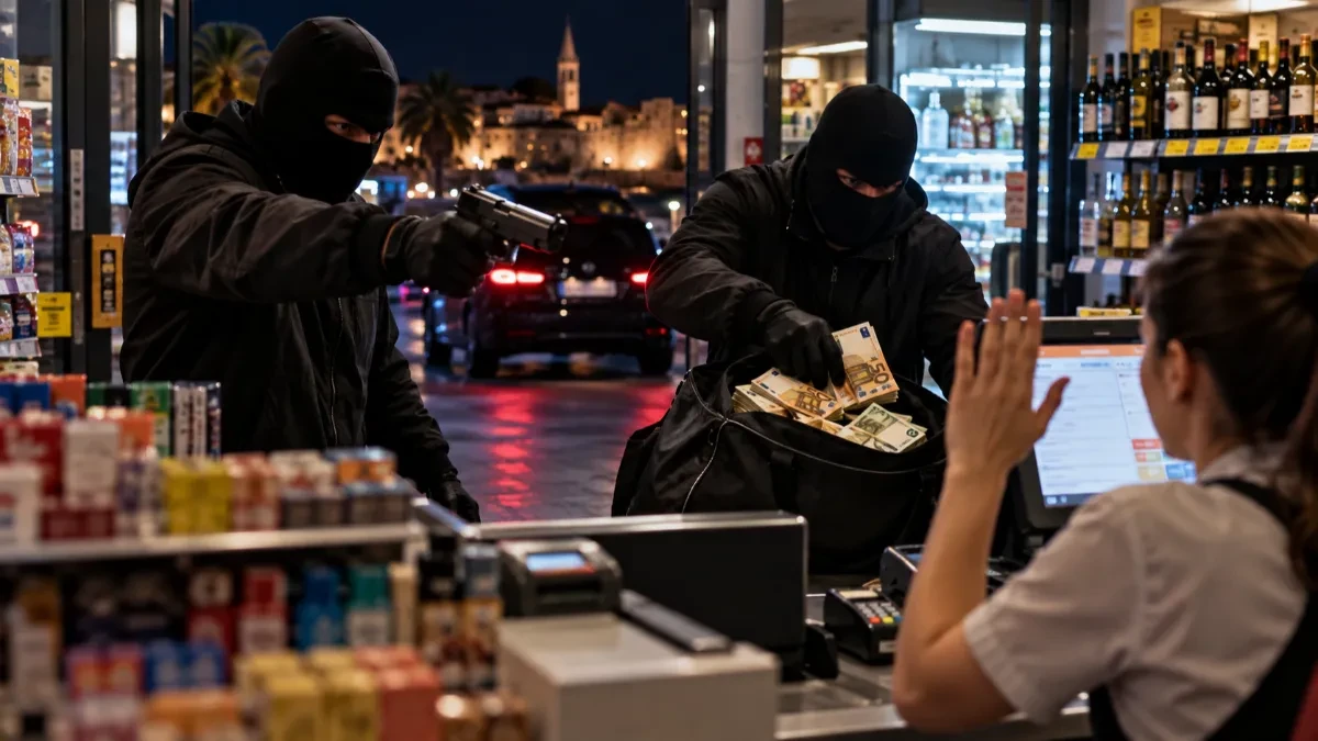 Policija identifikovala strane državljane osumnjičene za pljačku marketa: Odnijeli više od 372.000 eura