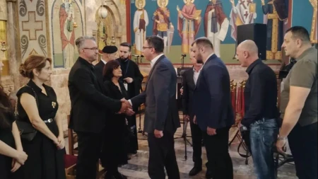 Delegacija DNP-a na sahrani generalu Mladiću